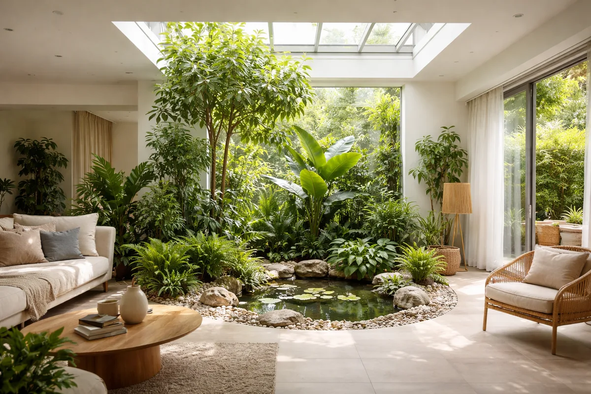 Aménager un jardin intérieur pour un espace de vie revitalisé